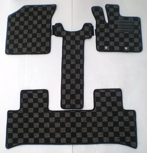 スズキ ソリオ MA15S 専用 フロアマット カーマット チェック柄拍卖