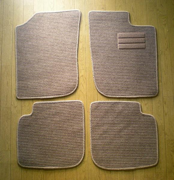 ダイハツ ミラ 275 285 専用 フロアマット カーマット ベージュ拍卖