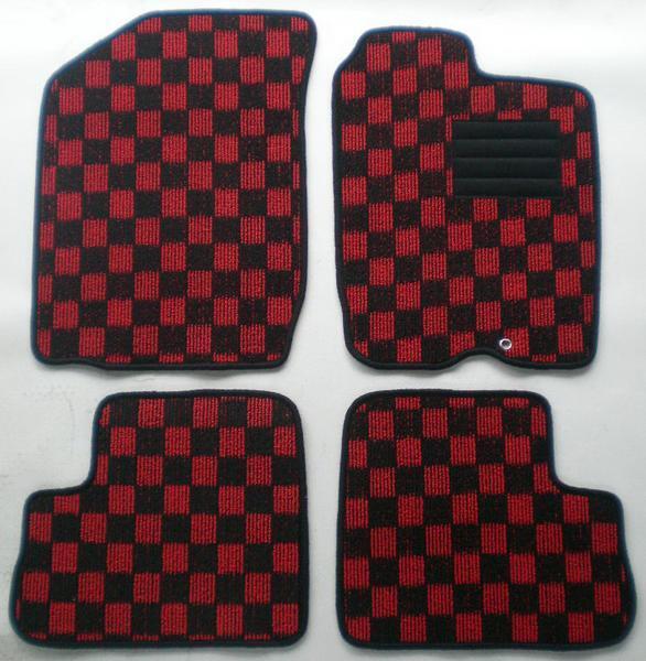 ダイハツ ミラジーノ 700 710 後期型 フロアマット カーマット チェック拍卖