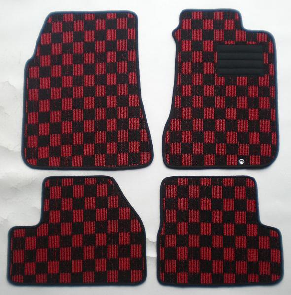 日産 シルビア 180SX S13系 フロアマット カーマット チェック拍卖