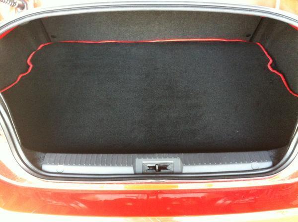 スバル BRZ ZC6 専用 ラゲッジマット トランクマット 黒&赤拍卖