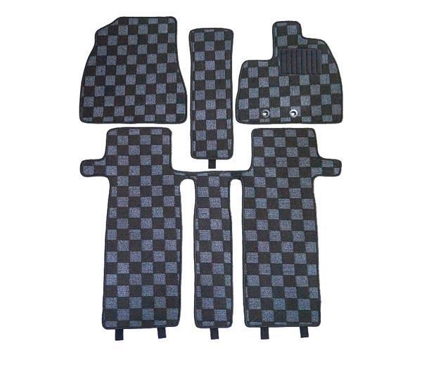 トヨタ ヴォクシー 80系 フロアマット ステップ付 チェック 3色拍卖