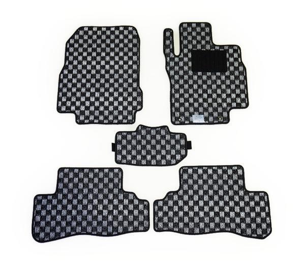 日産 キューブ Z11系 専用 フロアマット カーマット チェック柄拍卖