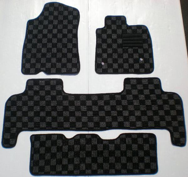 トヨタ ランクル 200系 専用 フロアマット カーマット チェック拍卖