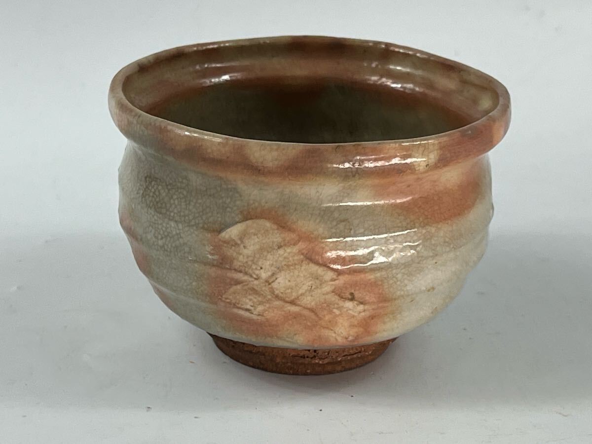 萩焼 茶碗 小振り 茶道具【博圓】径9.7cm拍卖