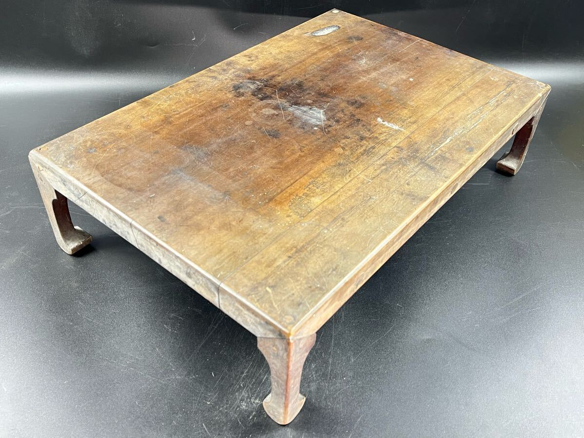 大正期 座卓 木製 花台 香炉台 ちゃぶ台 座敷机 飾り台 レトロ 時代物 古物【博さん】幅45.7cm拍卖