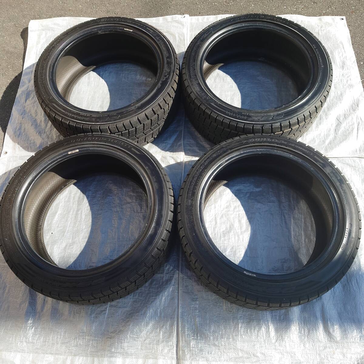 スタッドレスタイヤ ダンロップDSXデジタイヤ 215/45/17拍卖