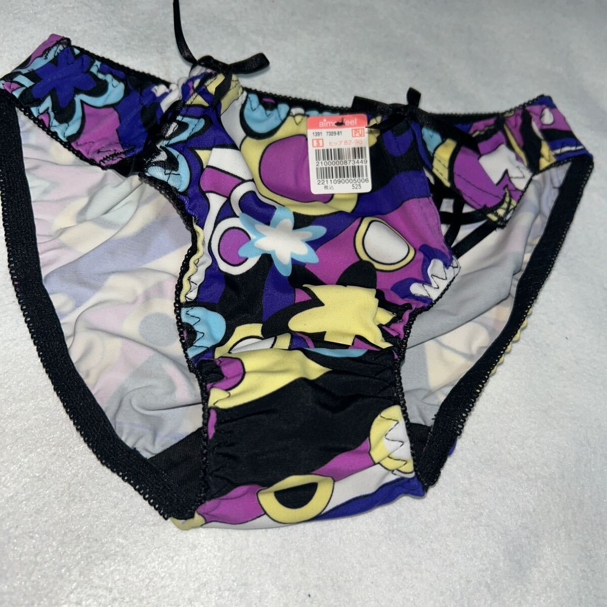 aimerfeel エメフィール ショーツ パンティ プッチ柄 平成ギャル ツルツル サラサラ リボン S拍卖