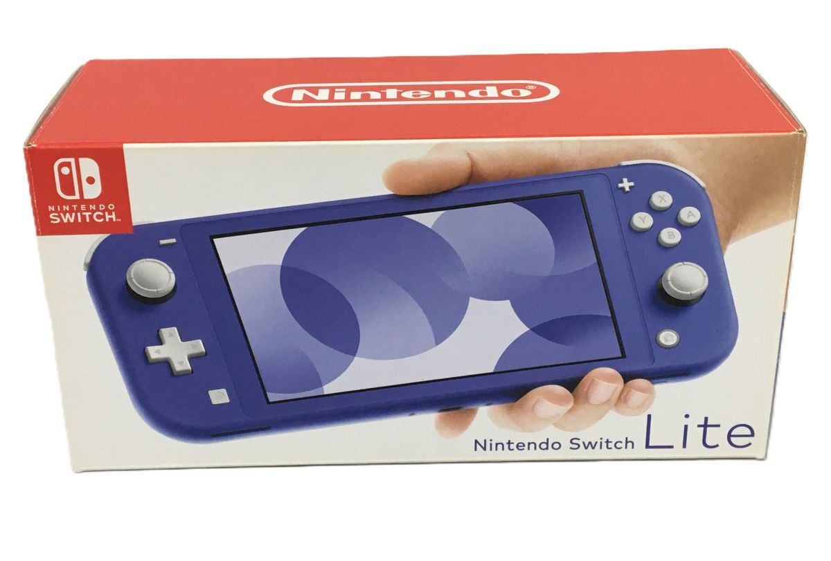 S11-070-049【中古/送料無料】Nintendo Switch Lite(ニンテンドースイッチ ライト) MOD.HDH-001 HDH-S-BBZAA ブルー ※動作確認済み拍卖