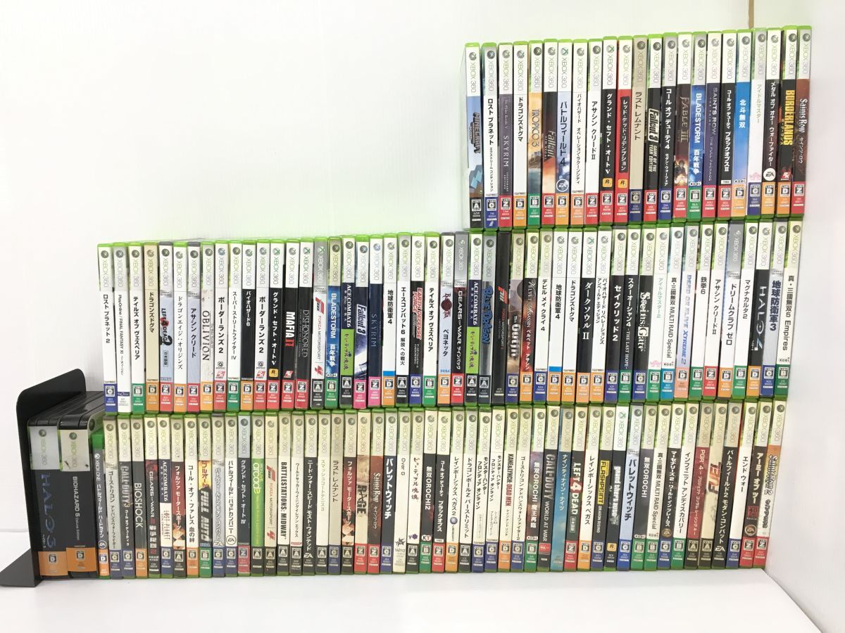 K21-967-032【ジャンク】Microsoft マイクロソフト XBOX 360 ソフト まとめ 120点以上 ファイナルファンタジー/バイオ/他 ※動作未確認拍卖