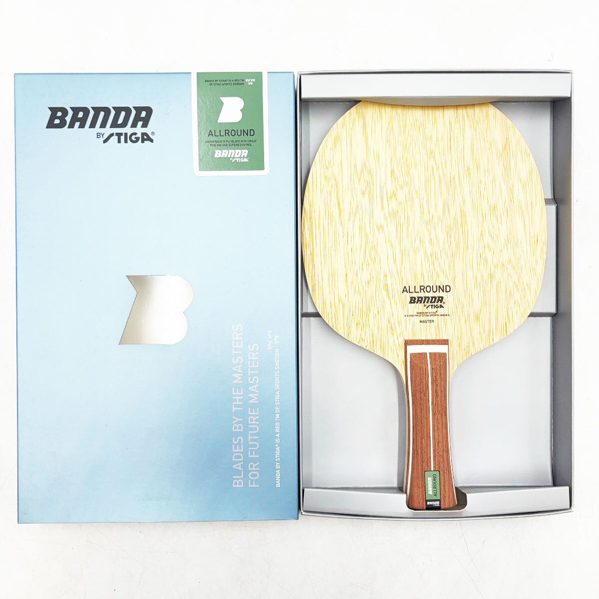 【中古・未使用品】スティガ バンダ オールラウンド FLA GA302535 STIGA BANDA シェークハンド 卓球ラケット拍卖