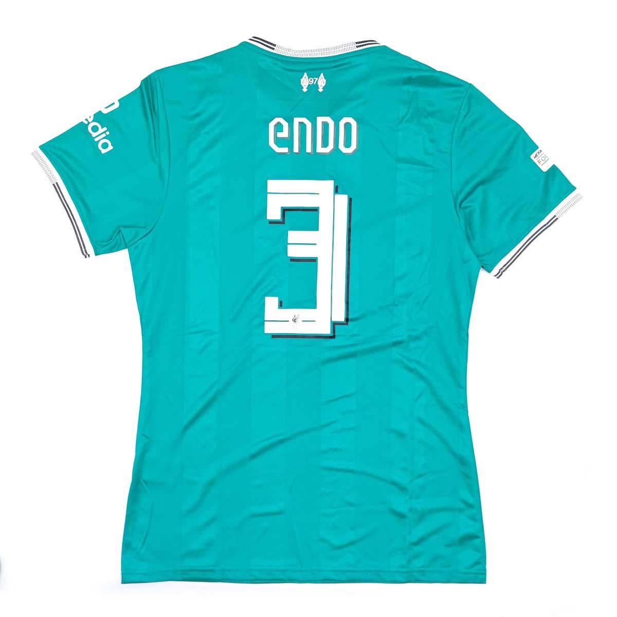 【中古・未使用品】アディダス 25/26 リバプール 3rd ユニフォーム チャンピオンズリーグワッペン オーセンティック #3 遠藤航 4XL ADIDAS拍卖