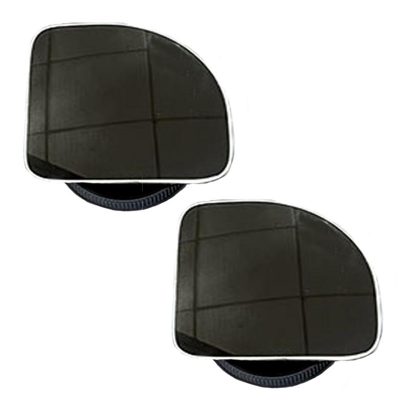 螺旋吸盤式 スポットミラー 2個セット 扇型 補助ミラー 粘着不要 跡が残らない 吸盤真空吸着固定 繰り返し可 360度調整 LP-YK3R357拍卖