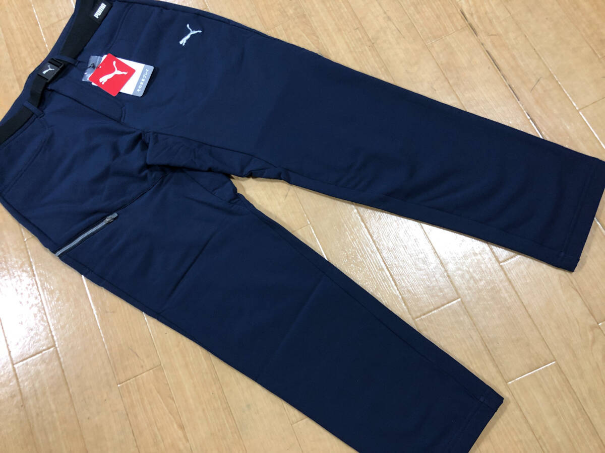 ・スピード発送 新品未使用 PUMAGOLF(プーマゴルフ)秋冬 リラックス 裏フリース 保温 ベルト付ジョガーパンツ 539344(02)78拍卖