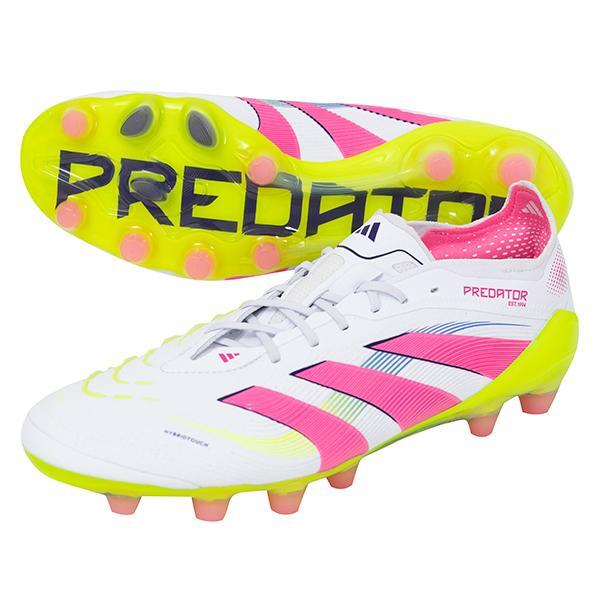 ・スピード発送 新品未使用 adidas Predator Elite HG/AG Japan 25年トップモデル スパイク IE3759(ホワイト/ピンク/レモン)26.5CM拍卖