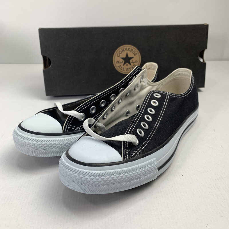 FUZ【未使用品】CONVERSE コンバース CANVAS ALL STAR OX オールスター OX サイズ27cm カラーブラック〈162-250930-KY-09-FUZ〉拍卖