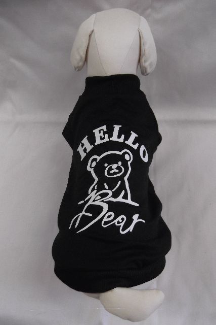 ◎送料無料・新品★犬の洋服 Tシャツ クマ柄 Sサイズ チワワ・べビィ犬など拍卖