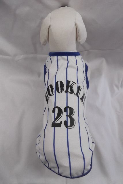 ◎送料無料・新品★犬の洋服タンクトップ ロゴ ストライプ柄 Lサイズ M・ダックス、トイ・プードルなど拍卖