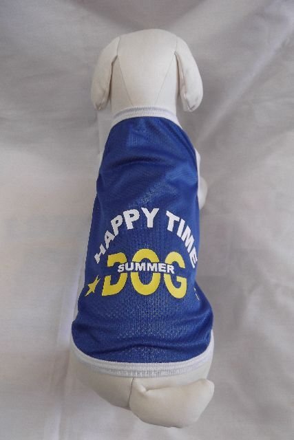 ◎送料無料・新品★犬の洋服メッシュタンクトップ ロゴ柄 L ダックス・プードルほか拍卖