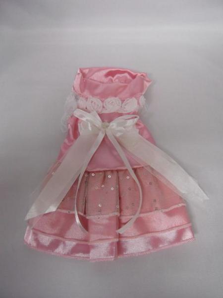 ◎即決・送料無料新品★犬の洋服ウエディングドレスピンクXL拍卖