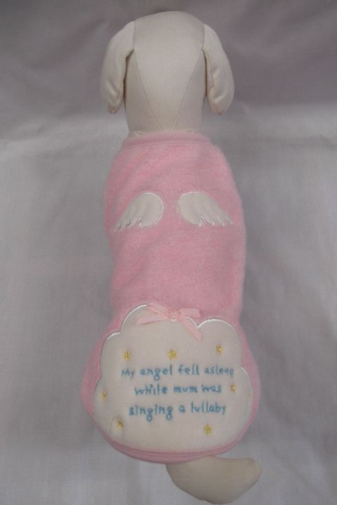 ◎送料無料・新品★犬の洋服ふわふわTシャツ エンジェルMピンク ダックス、トイプードル他 拍卖