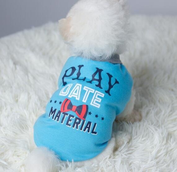 ◎即決・送料無料・新品★犬の洋服 半袖 Tシャツ Lサイズ文字柄 ダックス・プードル他 拍卖