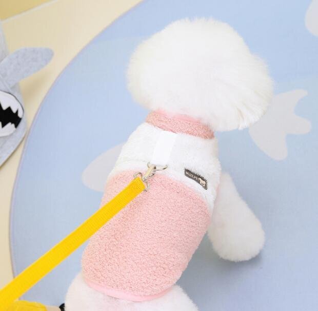 ◎即決・送料無料・新品★犬の洋服 フリース 背中開き リードフック付きXLサイズ シーズー、パグ他 拍卖