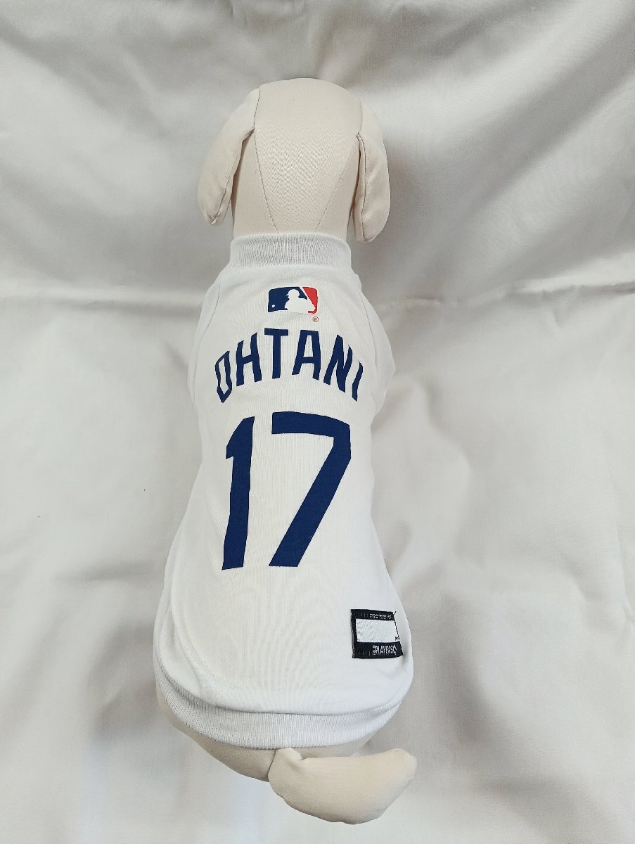◎即決・送料無料新品★犬の洋服 MLB公式 ドジャース大谷翔平ユニホーム 半袖Tシャツ Lサイズ コッカスパニエル、シュナウザ拍卖
