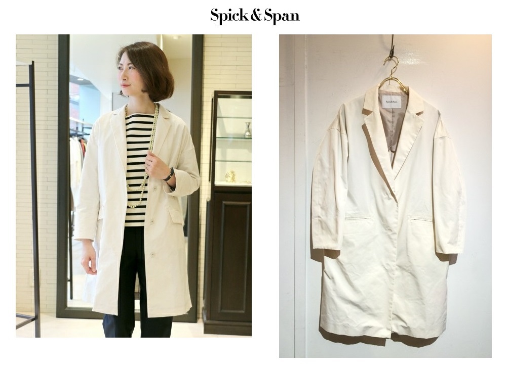 スピックアンドスパン*spick and span★チェスターコート/新品拍卖