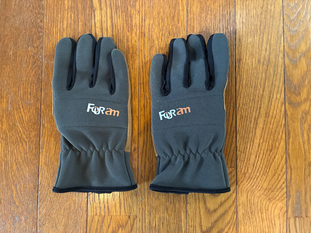 新品A2 冬用 防振作業グローブ スマホ操作対応 人口スウエード 大人フリーサイズ サイズL-XL拍卖