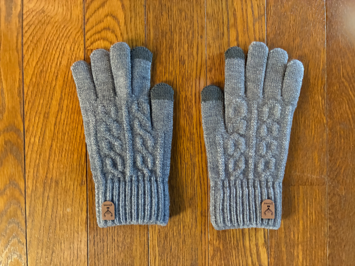 新品G5 アルパカウール手袋 M-Lサイズ 指先スマホ反応素材拍卖