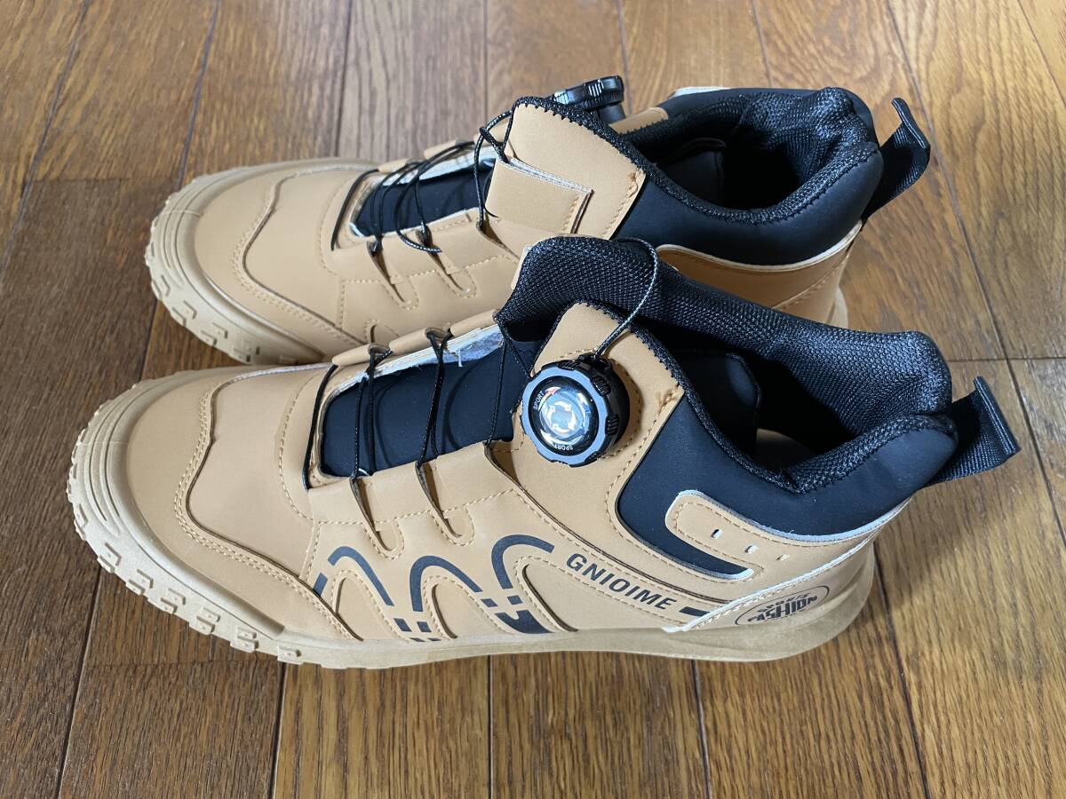 新品U1 ライトトレッキングシューズ 防水 内側低反発フォーム クイックシューレース EU40 25㎝拍卖