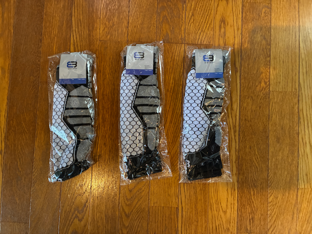 新品G4 3個SET 冬用ロングタイプ サポーター効果トレッキング兼スノースポーツ用ソックス拍卖