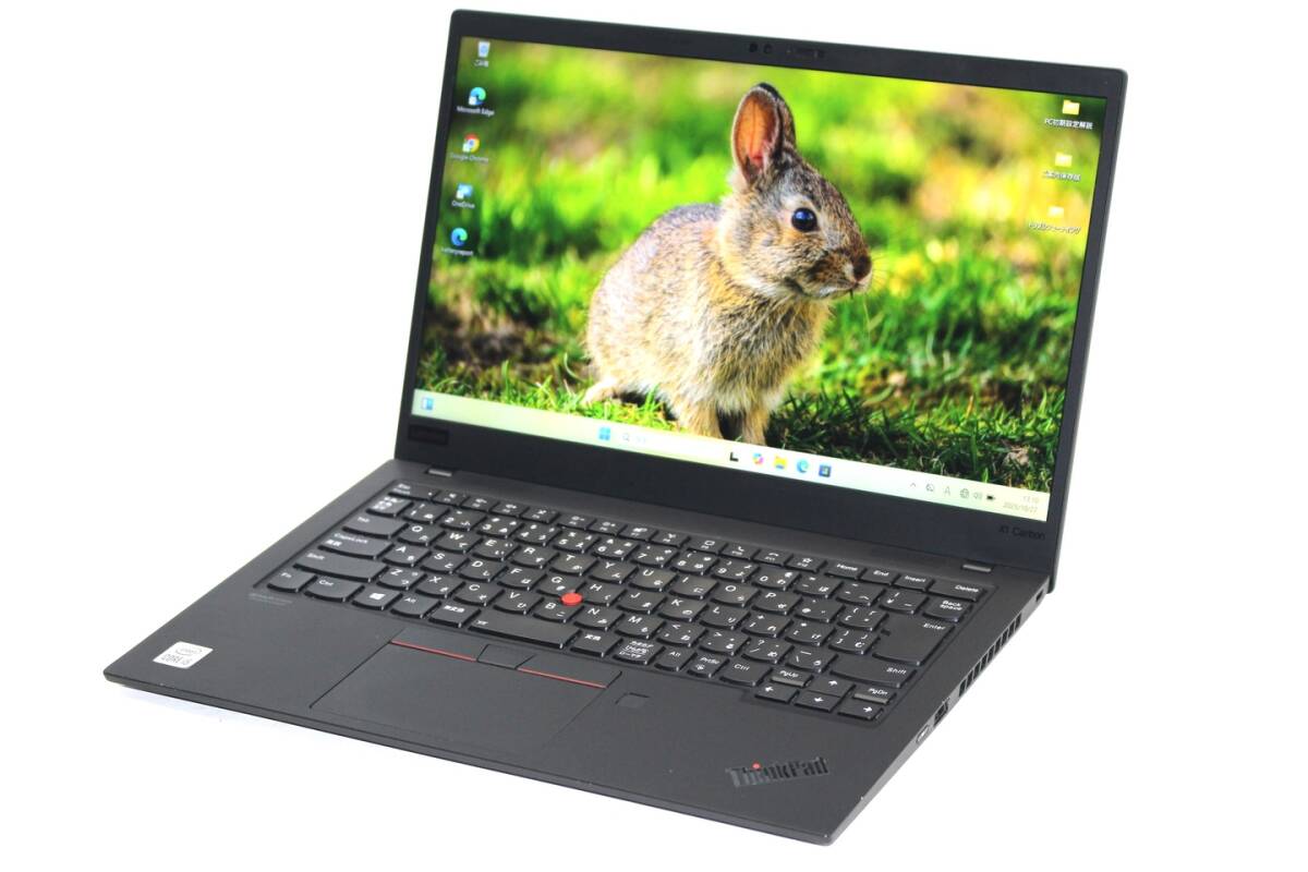 1円~ バッテリー良好 10世代Corei5 ThinkPad X1 Carbon Gen8 LTE i5-10210U 8G SSD256G 14.0FHD Win11 薄型軽量 2021年モデル BAA評価拍卖