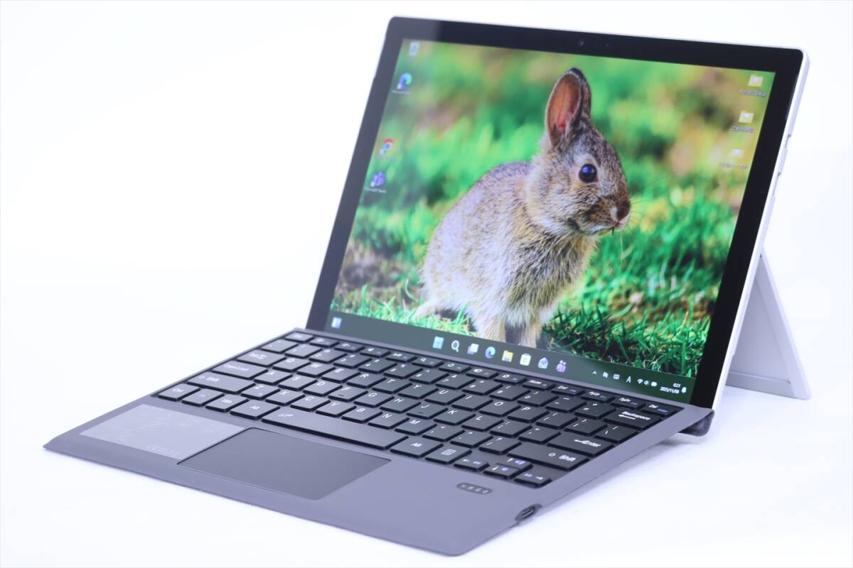 即配 軽量約770g 持ち運び楽々 2in1 タブレット Surface Pro 5 i5-7300U 8G 256G 12.3タッチ Win11 リカバリ 新品キーボード追加可 AAA評価拍卖