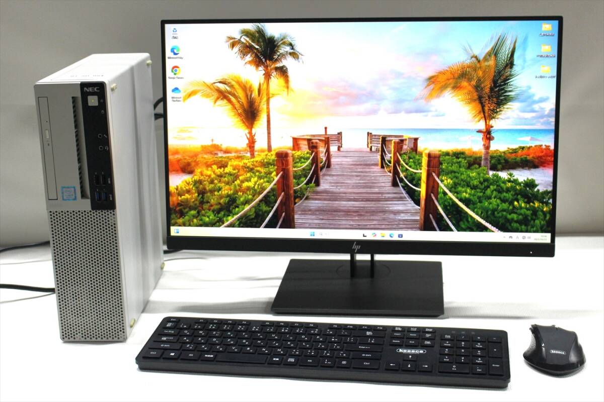 即配 良品 大容量 LCDセット Mate Type-ML MJM28/L-4 i5-8400 16G SSD128G+HDD500G 23.0FHD DVD Windows11 AAA評価拍卖