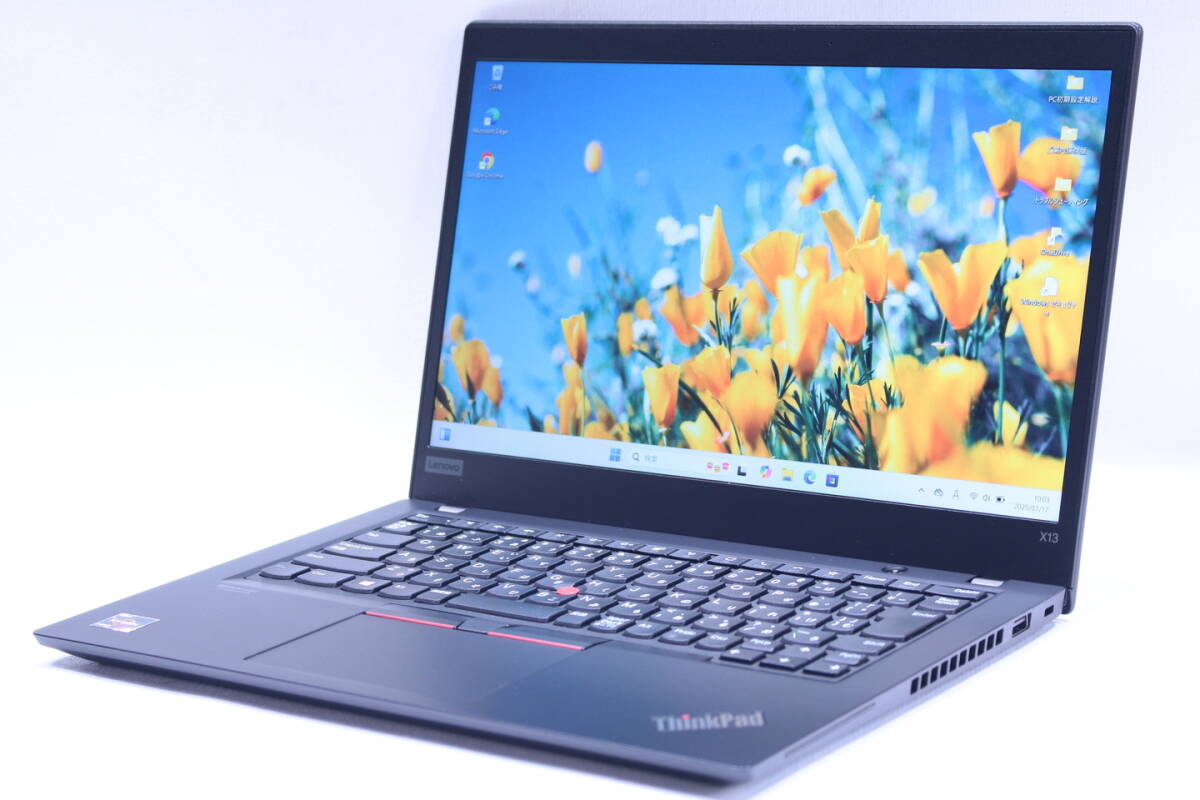 1円~ 良品 2020年モデル バッテリー超良 ThinkPad X13 Gen1 Ryzen5 PRO 4650U 6-coa 8G SSD256G 13.3FHD Wi-Fi6 Win11 薄型軽量 AAA評価拍卖