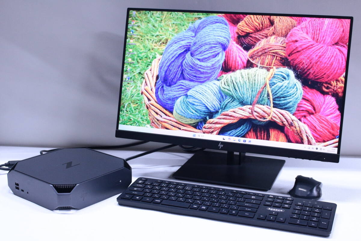 即配 23.0FHD-LCDセット HP Z2 Mini G4 Xeon E-2124G 16G SSD256G Quadro Win11 安定快速小型ワークステーション BAA評価拍卖
