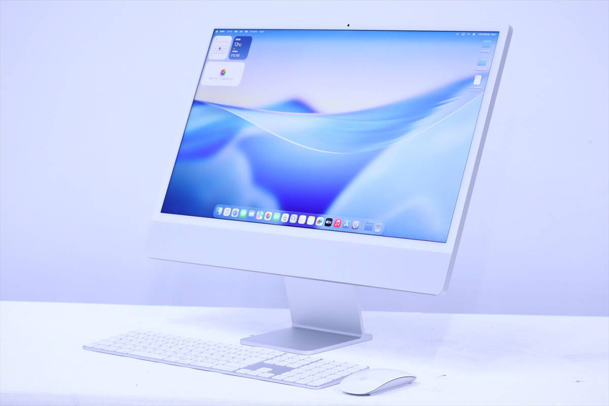 即配 良品 4.5K美麗液晶 最新OS iMac 2021 Apple M1 16G 256G 24.0Retina 4.5K Mac OS 26 Tahoe AAA評価拍卖