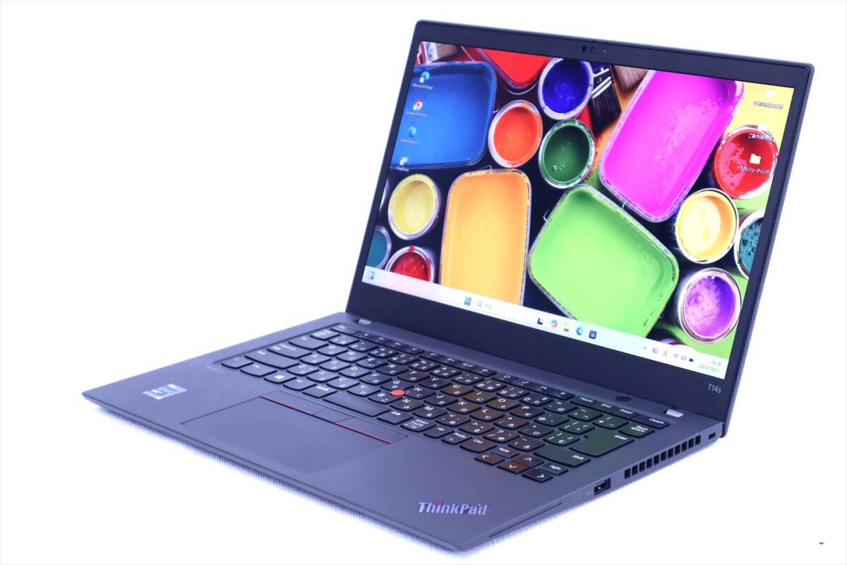 1円~ 2021年薄ボディモデル 11世代Corei5 ThinkPad T14s Gen2 i5-1135G7 8G SSD256G 14.0FHD WiFi6 Win11 BAA評価拍卖