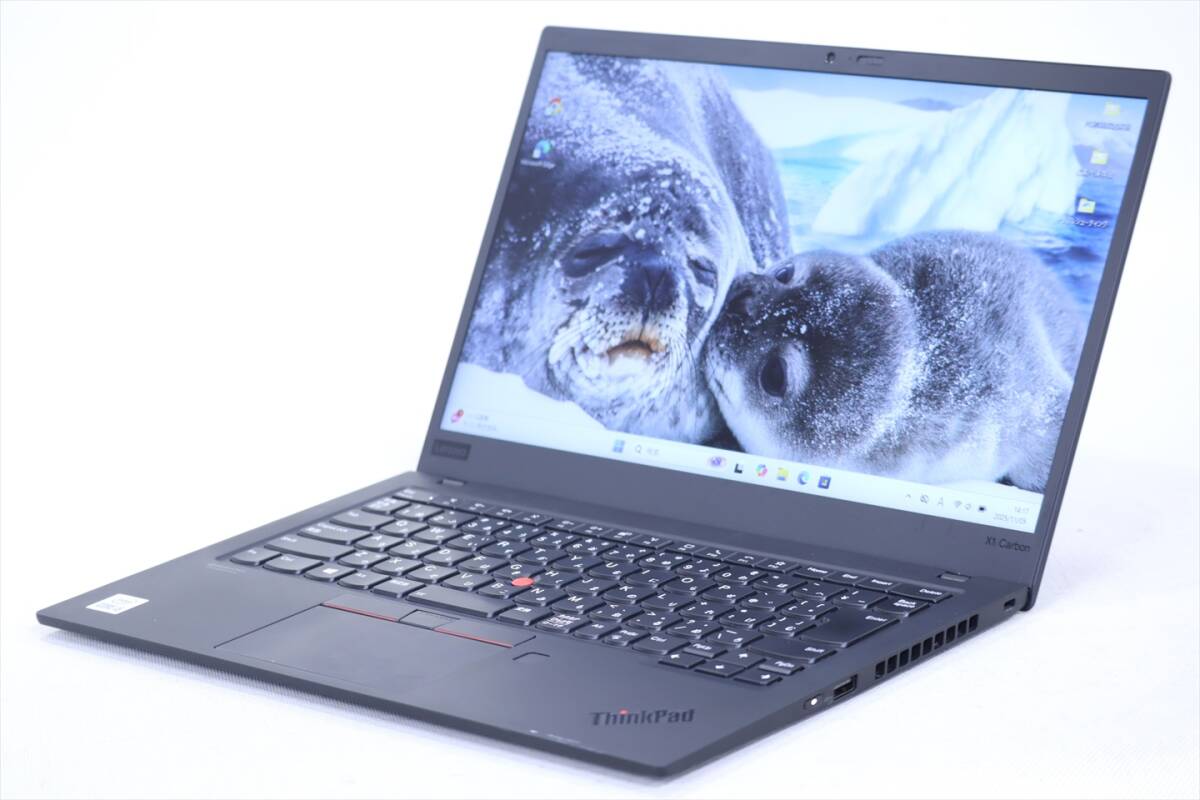 1円~ 2021年モデル バッテリー良 10世代Corei5 ThinkPad X1 Carbon Gen8 LTE i5-10210U 8G 256G 14.0FHD Win11 BAB評価拍卖