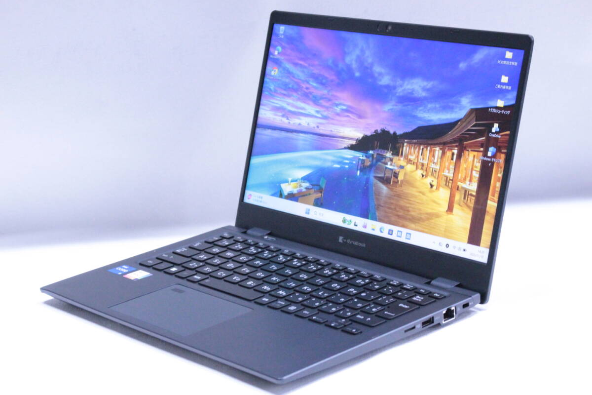 1円~ 2023年モデル 軽量875g 12世代Corei5 dynabook G83/KW i5-1235U 16G SSD256G 13.3FHD WiFi6E Windows11リカバリ BBB評価拍卖