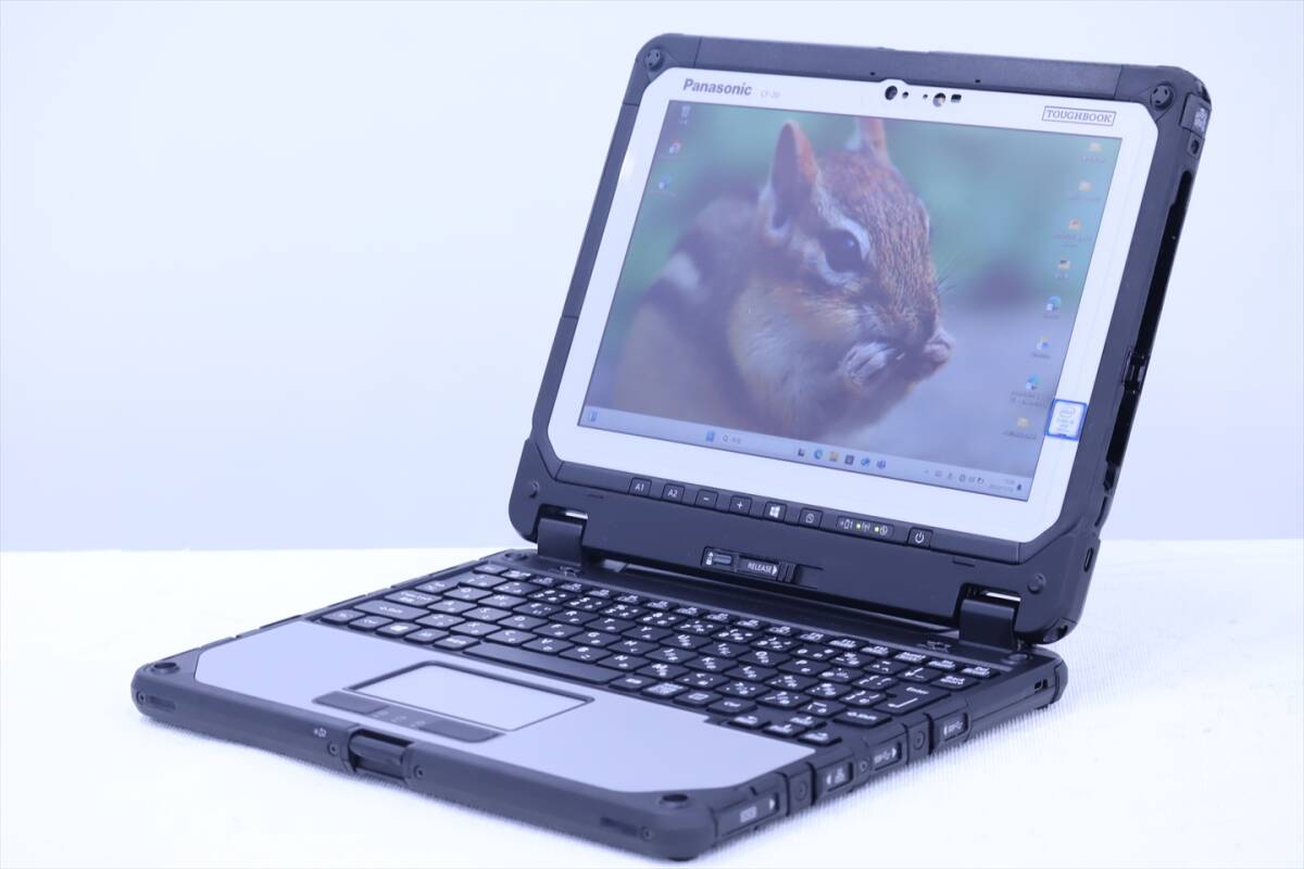 即配 美品 累積時間少 防水防塵 2in1タブレット TOUGHBOOK CF-20E0385VJ i5-7Y57 4G 128G 10.1WUXGAタッチ Win11 リカバリ SAA評価拍卖
