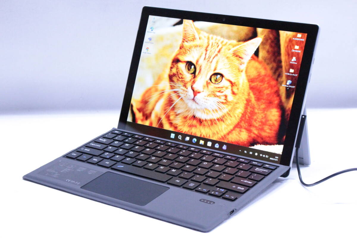 1円~ 薄型軽量タブレットPC Surface Pro 6 i5-8350U 8G SSD256G 12.3PixelSense Windows11リカバリ 新品キーボード追加可 BBA評価拍卖