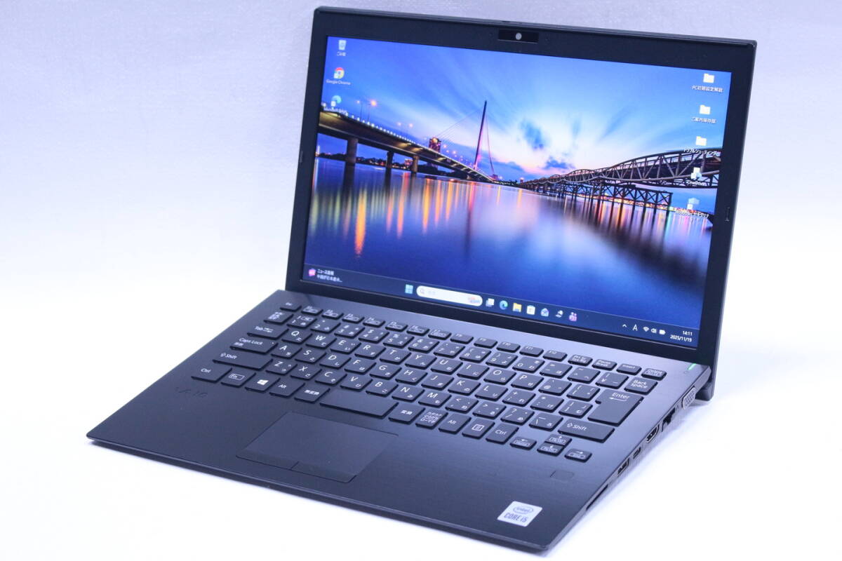 即配 良品 バッテリー良 2021年発売 VAIO Pro PG VJPG141 i5-1035G1 16G SSD256G 13.3FHD WiFi6 Win11リカバリ 薄型 AAA評価拍卖