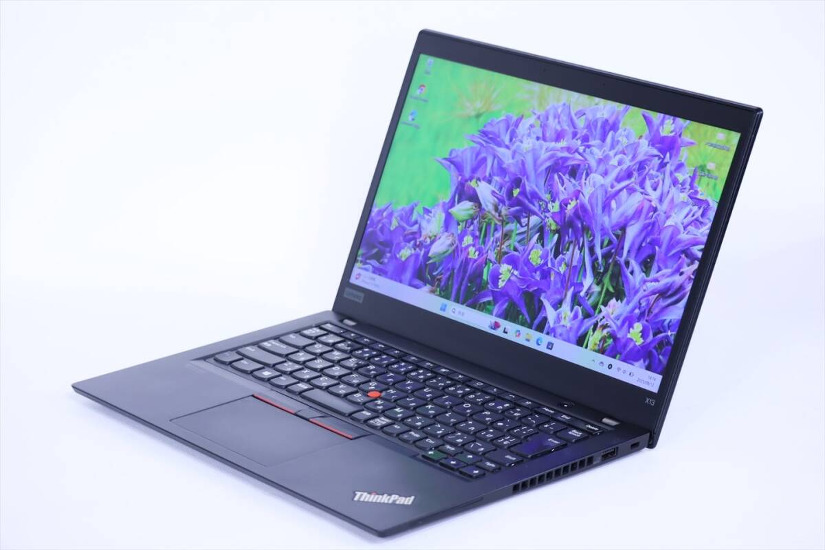1円~ バッテリー良好 2020年モデル ThinkPad X13 Gen1 Ryzen5 PRO 4650U 6-coa 8G 256G 13.3FHD WiFi6 Win11 BAA評価拍卖