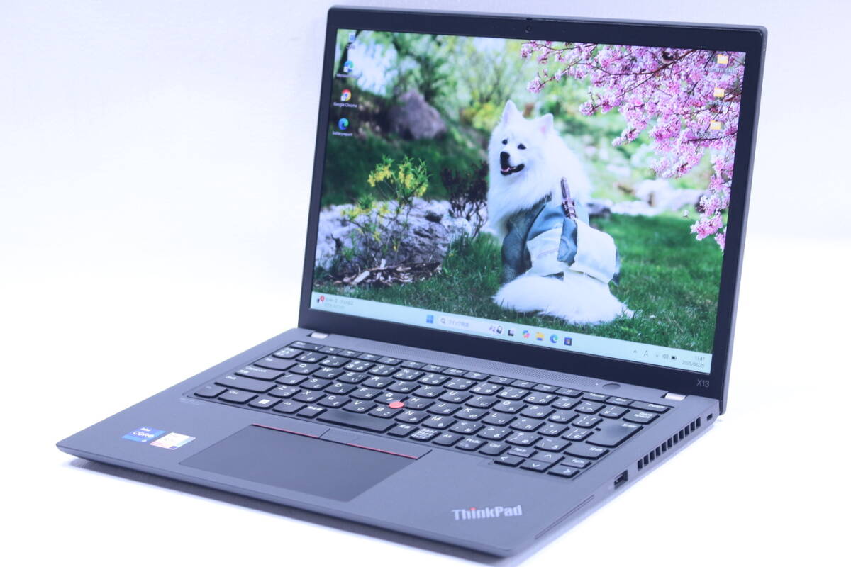 1円~ 美品 2022年パワフルモデル 11世代Corei7 ThinkPad X13 Gen2 i7-1165G7 16G 512G 13.3WUXGA Wi-Fi6 Win11 薄型軽量 SAA評価拍卖