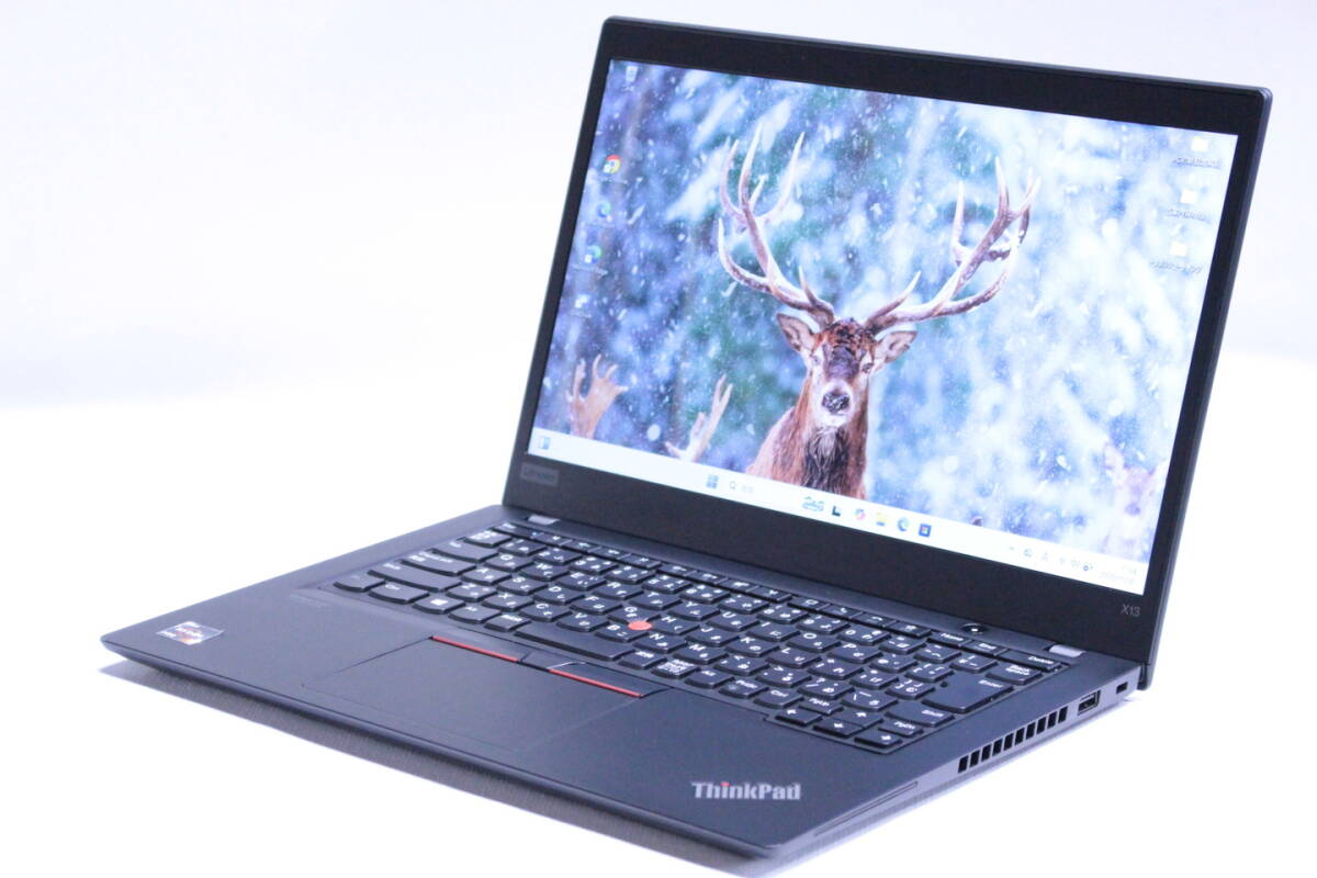 即配 2021年Ryzen5-6C12THモデル ThinkPad X13 Gen1 Ryzen5 PRO 4650U 8G SSD256G 13.3FHD Wi-Fi6 Windows11 AAA評価拍卖