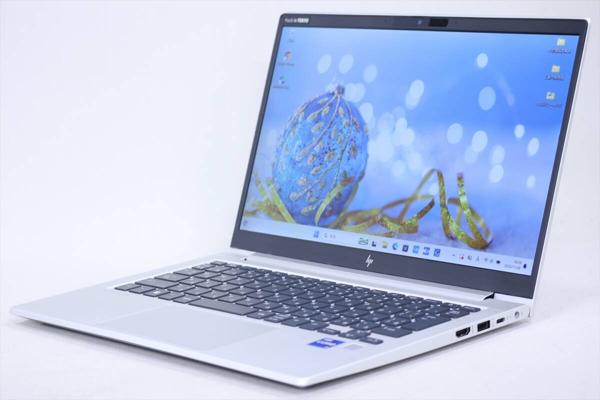 即配 2024年パワフルモデル バッテリー良好 13世代Corei7 HP EliteBook 630 G10 i7-1355U 16G 512G 13.3FHD WiFi6 Win11 リカバリ BBA評価拍卖