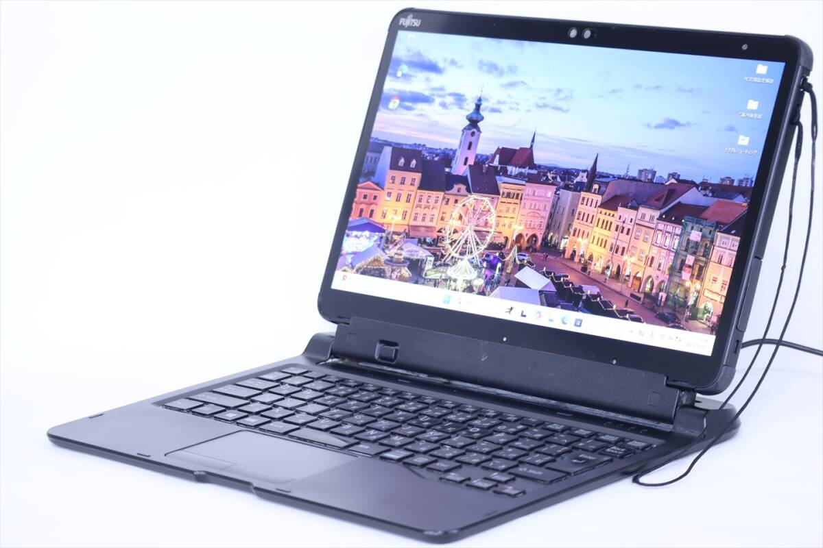 即配 防滴対応13.3インチタブレット ARROWS Tab Q7310/DE i3-10110U 4G 128G 13.3FHDタッチ Wi-Fi6 Win11 2020年モデル BAB評価拍卖